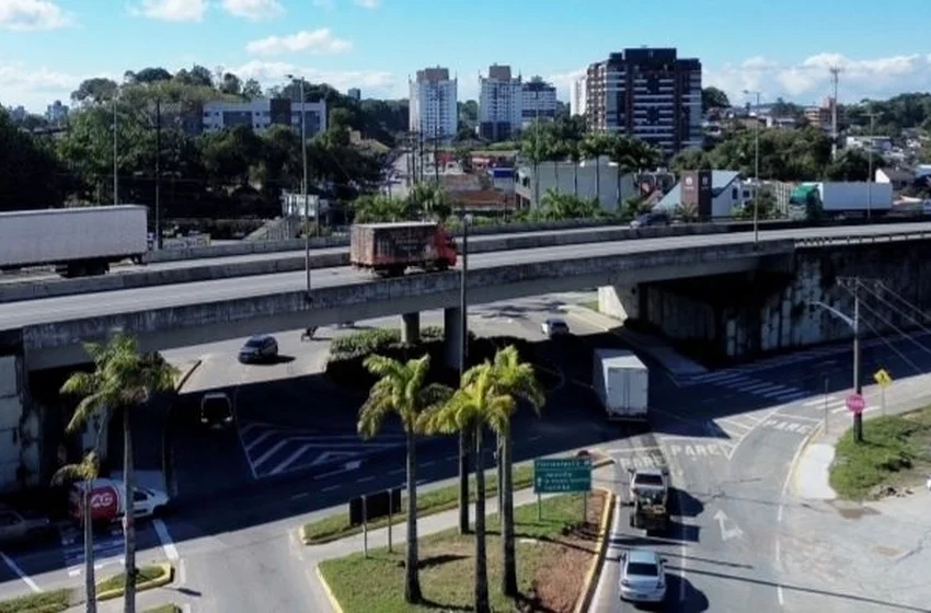 Novas faixas na Ottokar Doerffel reduzem em 30% o tempo de acesso à BR-101 em Joinville