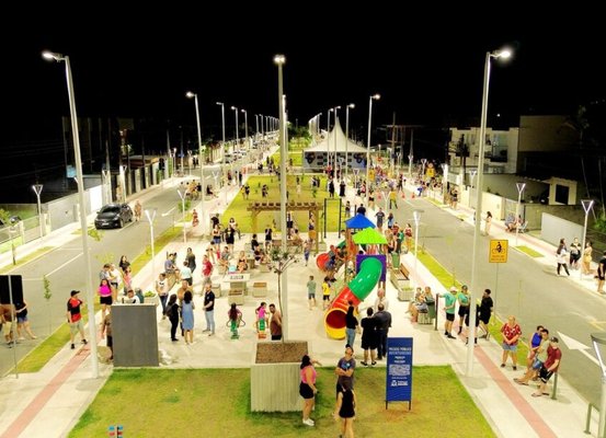 Bairro Aventureiro ganha grande Passeio Público com estrutura para convivência e lazer