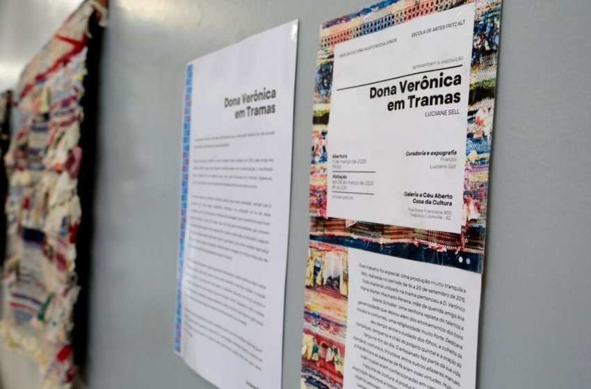 Casa da Cultura abre exposição “Dona Verônica em Tramas”