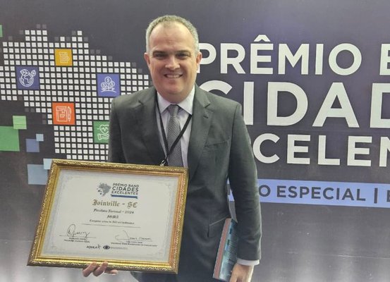 Joinville é finalista do Prêmio Band Cidades Excelentes 2024