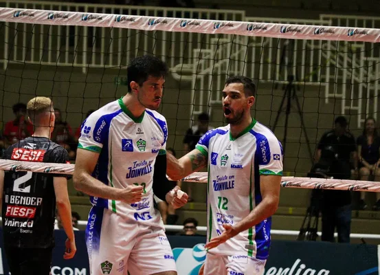 Joinville Vôlei vence Sesi Bauru fora de casa de forma incontestável e se recupera na Superliga