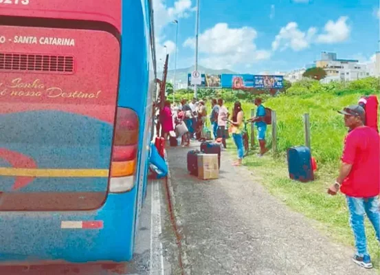 MPSC investiga ônibus fretado da Bahia para Florianópolis