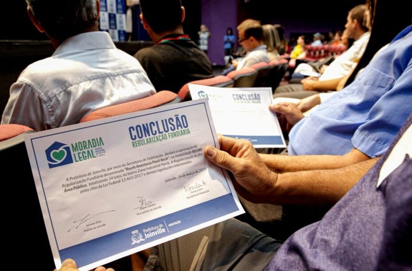 Prefeitura de Joinville atinge a marca de mais de 5 mil Reurbs entregues desde 2021