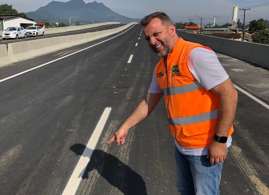 Viaduto do Guamiranga entre Jaraguá do Sul e Guaramirim é liberado para tráfego